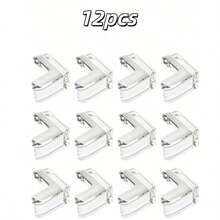 12pcs Silicone Transparent Furniture Corner Guards, Soft Edge Protectors, Corner Cushion Pads, Best Transparent Table Corner Bumpers, Protect Furniture And Cabinets From Sharp Edges - Multicolor - View 14
