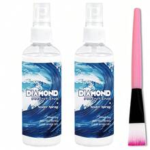 150ml Spray sellador para pintura de diamantes, adhesivo para manualidades y artesanía, secado rápido, transparente, fijador y protector para obras de arte con diamantes - azul - Ver 13
