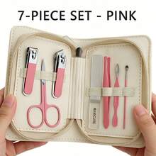 42 piezas Juego de tijeras de manicura, kit de herramientas profesionales de pedicura de acero inoxidable, adecuado para el cuidado de uñas de dedos y pies, portátil para uso en el hogar, la oficina y viajes al aire libre - Multicolor - Ver 17