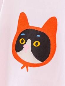 mini bala 2026年夏季女婴吸汗速干艺术家联名款服装 - 白紅色 - 查看 7