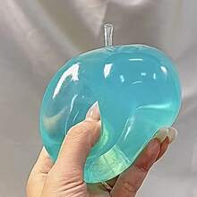 1pc Blueberry Squeeze Toy, Ice Blue Apple, Ice Pink Apple, Stress Relief Squeezy Toy With Various Shapes, Slow Rebound - 彩色 - 查看 11