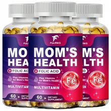 Mom's Health Supplement, With Folate, Vitamin C, SupportsImmune Function, Healthy Iron Levels, Supports Nervous System Health, For People With Iron Deficiency - 3 chai - Xem 1