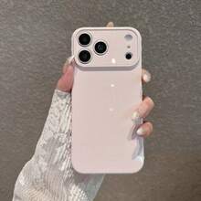 Ốp điện thoại hình trái tim tối giản dễ thương, tương thích với iPhone 17/17 Pro/17 Pro Max, 16/16 Pro/16 Pro Max, 15/15 Pro/15 Plus/15 Pro Max, 14/14 Pro/14 Pro Max/14 Plus, 13/13 Pro/13 Pro Max, 12/12 Pro/12 Pro Max, 11/11 Pro Max, XR, ốp lưng bảo vệ toàn diện mềm mại. - Trái tim màu hồng - Xem 2