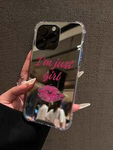 1 Piece, Free Shipping, Local Delivery, Accessories Not Included, Phone Case Compatible With Red Lip Pattern Mirror And Drop Protection. - 多色 4 - 查看 9