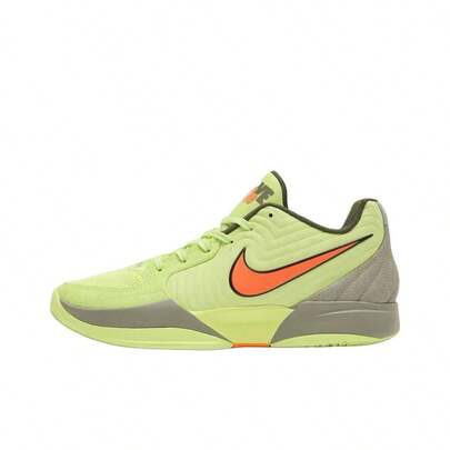  Nike Ja 2 Morant II "Twelve Time" Stylish And Versatile Low-Top Basketball Shoes, Unisex, Yellow, Orange, And Green