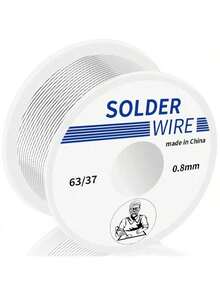 100g 63/37 Tin-Lead Rosin Core Solder Wire - Flux Core For Electrical Soldering (0.8mm/1.0mm/1.2mm Diameter Options) - 1.0mm - View 1