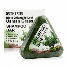 100克乌斯马尼亚柏树洗发皂，富含乌斯马尼亚草提取物和柏树叶，温和清洁滋养头皮，强健发根，减少脱发，清爽控油，二合一洗发护发产品，适合所有发质，男女通用 - 洗髮水 - 查看 9