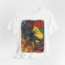 Aliens Movie T-Shirt Vintage Sci-Fi Horror Graphic Tee - 彩色 - 查看 7