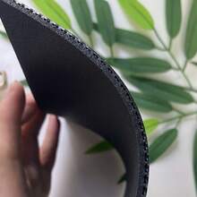 Esponja de goma negra para tenis de mesa HECHA EN CHINA, certificada por la ITTF, esponja de carbono de alta concentración 100% de goma natural, agarre medio-suave, control perfecto del efecto y la velocidad - Multicolor - Ver 2