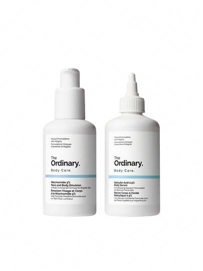 The Ordinary [Bundle] Niacinamide 5% Face And Body Emulsion 100 Ml + Salicylic Acid 0.5% Body Serum 240 ML