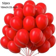 18 peças/52 peças Conjunto de Balões de Látex de 10 Polegadas em 16 Cores, incluindo Dourado, Branco, Preto, Vermelho, Verde Sálvia, Adequado para Festa de Aniversário, Decoração de Arco de Casamento, Cerimônia de Formatura, Suprimentos para Festa, Aniversário, Despedida de Solteiro/Solteira, Decoração para Revelação de Gênero - Multicolorido - Visão 22