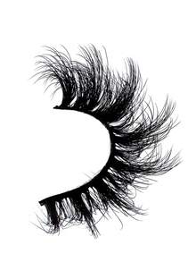 5 Pairs Fluffy Curly Dramatic Messy Faux Mink Eyelashes, Soft & Comfortable Synthetic Mink Lashes, Short Thick Natural False Lashes, Thick Criss-Cross Lashes, Multi-Layer Curled Lashes, Create Theatrical Dense Effect For Parties And Celebrations - Black - View 10