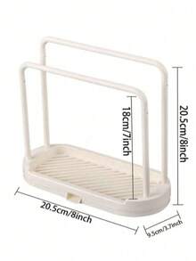 1 pieza Estante de almacenamiento de huevos para refrigerador de cocina, diseño deslizante de 4 niveles, soporte giratorio para huevos, bandeja de huevos para la puerta lateral, material sin contacto - Multicolor - Ver 14