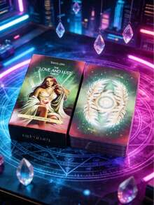 White Cat Tarot Oracle Cards Set For Divination, Healing And Beginners - Multicolor - View 5