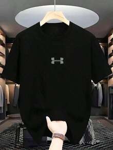Camisetas para hombres TL2G - Negro - Ver 1