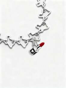 1pc Minimalist Unique 925 Sterling Silver Spring Flower Rabbit Pendant, DIY Necklace Delicate Jewelry Gift For Women & Men - Gather - View 8