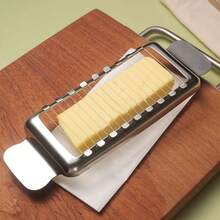 2 Pcs Stainless Steel Cheese Slicer, Butter And Cheese Cutter, Durable Kitchen Tool With Functional Design And Stainless Steel Structure - View 5
