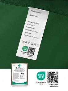 1pc Premium Satin Envelope Pillowcase, Soft & Breathable, Wrinkle-Resistant, Gentle On Hair & Skin, Improves Sleep Quality, Pillow Insert Not Included, Deep Green Color, Oeko-Tex Certified - Dark Green - View 11