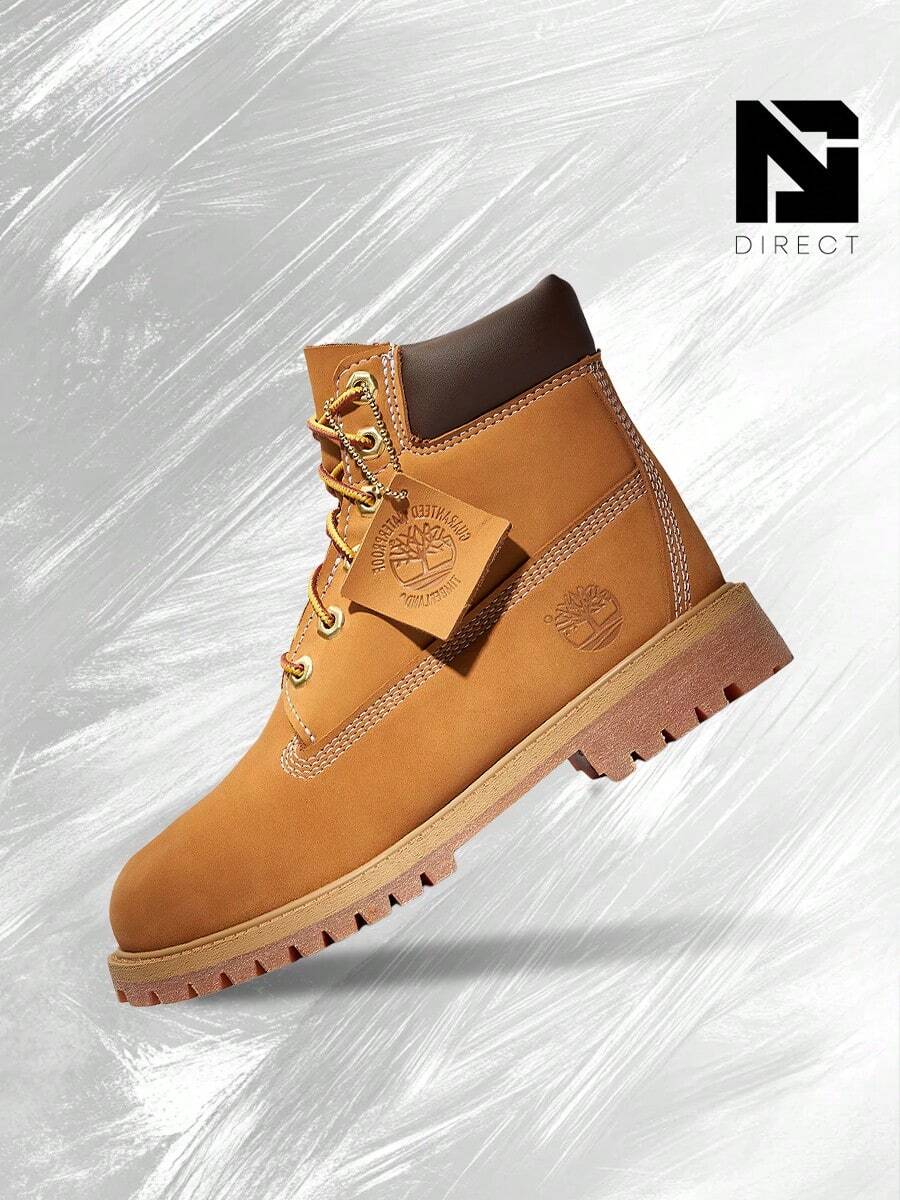 Timberland 6" Boot Wheat (GS)– Order Sneakers– Shoes For Women - Vintage-Spring & Summer-Inspired Running Shoes, Shock-Absorbing Comfort, Gym To Streetwear Casual Wear -Mother's Day Gifts-Father's Day Gift-TB112909713 - Wheat/Wheat - 查看 1