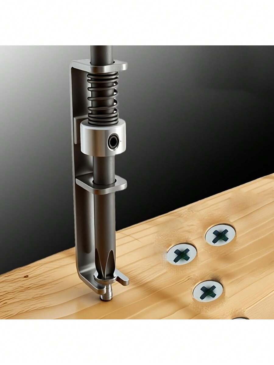 1个弹簧式螺丝刀头，防掉落螺丝刀头，适用于电工、机械师、DIY家庭维修，通用螺丝 - 多色 - 查看 1