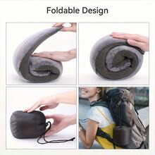 U-Shaped Neck Pillow, Comfortable Memory Foam Travel Pillow, With Breathable Pillowcase, Portable Detachable Outdoor Airplane Travel Pillow Set, Memory Foam Neck Pillow, Snail Neck Pillow, Travel Pillow, Neck Pillow, 360° Travel Neck Pillow, Machine Washable, Suitable For Airplanes, Offices, Cars, And Home Leisure. - 彩色 - 查看 9