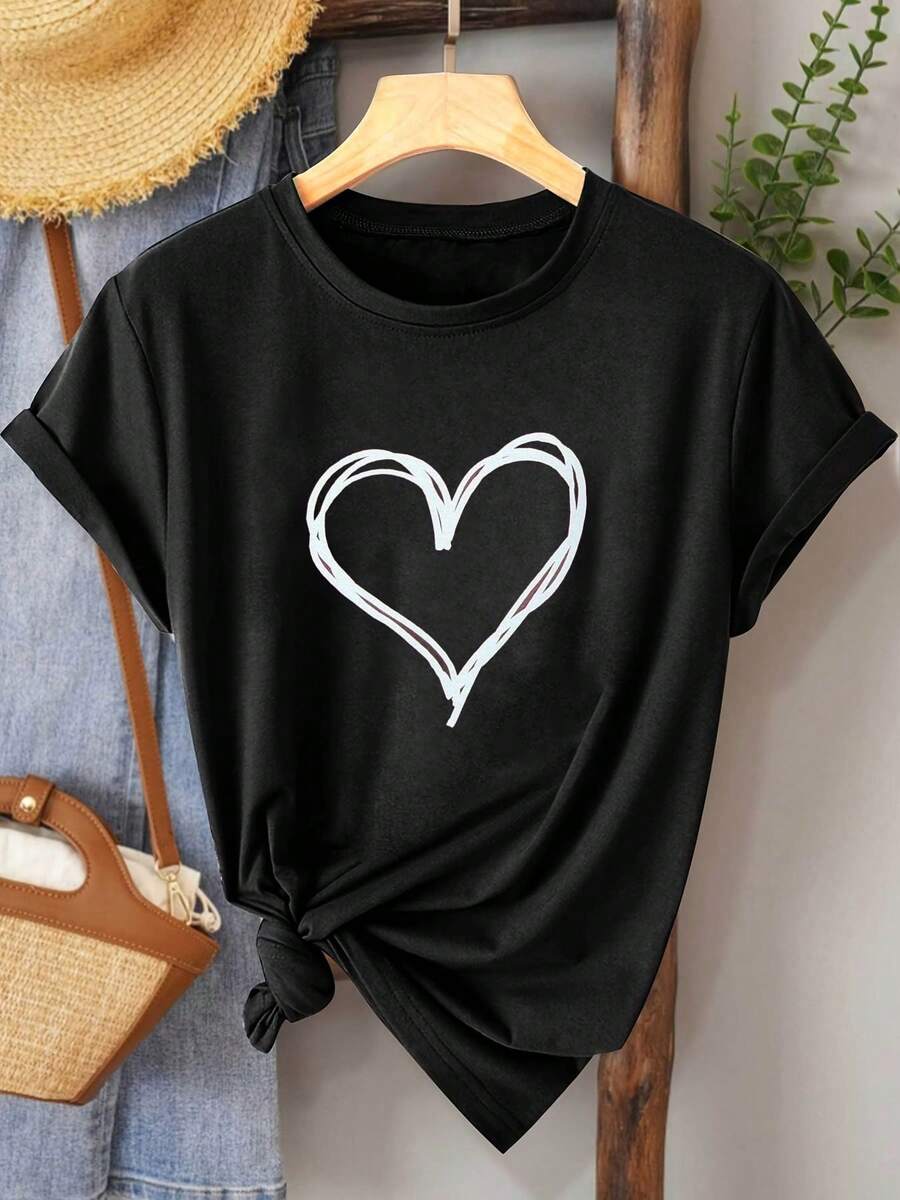 Women T-Shirts - Black - View 1