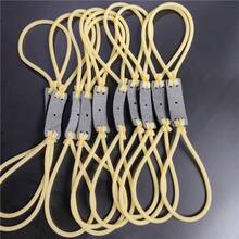 Easytoday 5/10支装传统3050型橡胶管，外径5mm x 内径3mm，圆形，适用于弹弓户外射击橡皮筋配件 - 薑色 - 查看 4