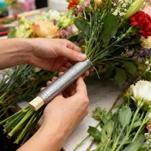 2/3pcs Colorful Wooden Spool Lacquered Floral Binding Wire, Wholesale Florist Metal Wire Craft Supplies - A - View 2