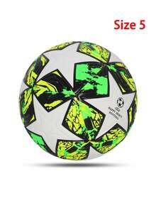 1pc Standard Size5 Size4 Soccer Ball Thickened PU Leather Training Football Durable And Wear-Resistant Seamless Waterproof Design For Teenagers Adults Indoor/Outdoor Sports Competition Matches School Game Beach Game And Entertainment, Comes With Air Needle And Mesh Bag, Perfect Gifts For Easter And Birthday, Happy Spring Accessories - Multicolor - View 17