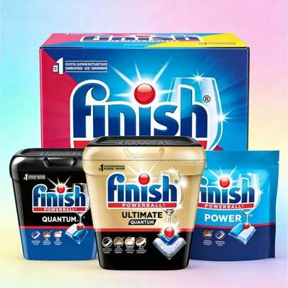 Commercial-Size Pack Ultimate Stain Removal Dishwasher Pods | No Pre-Rinse Dish Cleaner Pods | Powerful Dish Pods, Sparkling Clean | Premium Sparkling Shine Dishwasher Pods