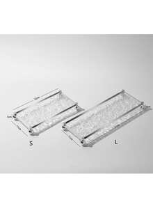 1 chiếc gương gỗ họa tiết đá hiện đại đựng cốc đựng bàn chải đánh răng, khay đựng đồ trang điểm bằng acrylic theo phong cách Pháp tối giản - trắng - Xem 16