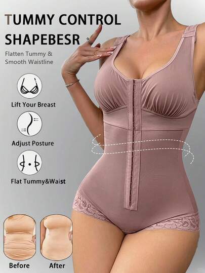 1 pièce Gaine de maternité pour femmes, combinaison moulante de contrôle du ventre, sous-vêtements sculptants pour la taille
