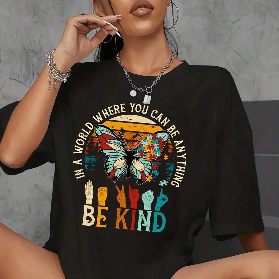 Adhesivo de Transferencia Térmica con Diseño de Mariposa para Camisetas y Mochilas AMKA - Negro - Ver 1