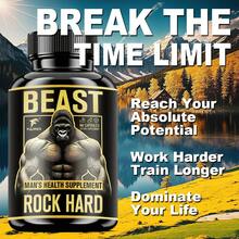 Premium Men's Health Supplement, With Grape Seed Extract, Burdock Root Extract, For Work Harder, Train Longer, Daily Male Capsules - 3 bottles - 查看 3