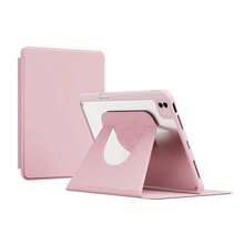 TenYide 360°旋转透明亚克力保护壳，平板电脑支架保护套，兼容iPad/GalaxyTab/LenovoTab/LenovoXiaoxin PAD/LenovoIdea Pad/MatePad/HonorPad/XiaomiPad/RedmiPad等平板电脑型号，也兼容iPad A16 2025、Air 11/13、M2/M3 2024/2025、Pro 11/13、M4 2024、Air 5/Air 4 10.9英寸 2022、第九代、第八代、第七代 10.2英寸、第五代、第六代 9.7英寸、第十代 10.9英寸 2021、Pro 11/12.9英寸、Mini 6 - 粉色 - 查看 3