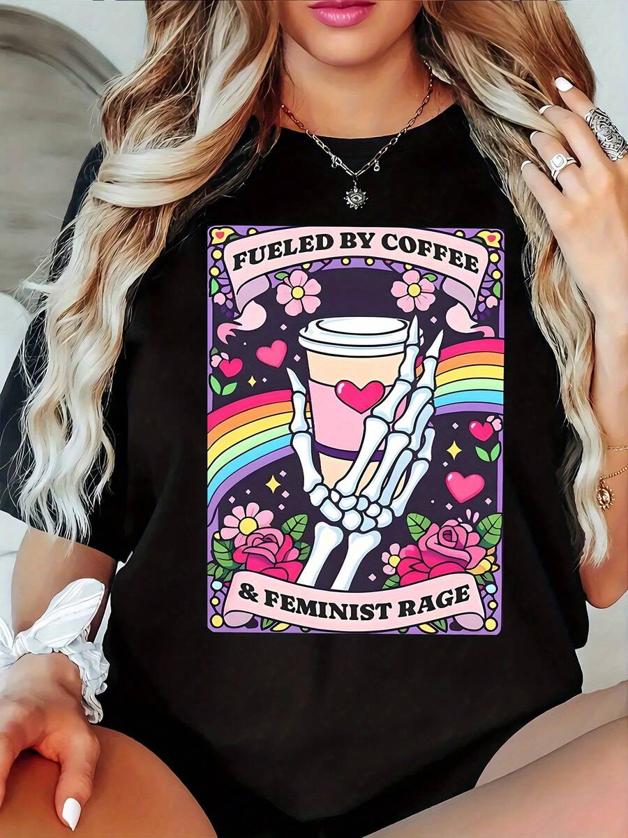 Women T-Shirts - Black - View 1