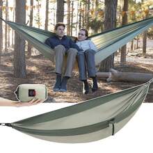 Naturehike 1pc Outdoor Portable Ultralight Hammock, Anti-Tipping, Tear-Resistant, High Load-Bearing, Single/Double Person, Camping Equipment - Multicolor - View 3