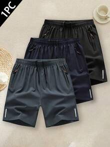 Women's Summer Shorts With Zipper Pockets - Lightweight Breathable Fabric Suitable For Running, Outdoor, Festivals And Daily Wear Sports - Grey - View 7
