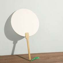 Abanico plegable luminoso de estilo chino DIY, un abanico de papel en blanco con pegatinas fluorescentes, que permite a todos crear abanicos únicos, adecuado para regalos de fiesta, juegos de rol, recuerdos de boda y diversos eventos, libera la creatividad artesanal, cumpleaños, accesorios - Multicolor - Ver 7