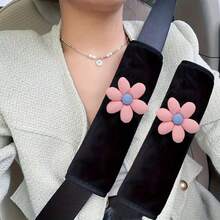 1/2件装汽车安全带肩垫套，装饰性安全带肩部保护套 - 安全帶護肩套 - 查看 15