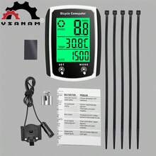 Đồng hồ tốc độ xe đạp nâng cấp năm 2026 với màn hình LED, máy tính xe đạp hiển thị tốc độ, quãng đường, phù hợp cho người đam mê xe đạp đường trường và thể thao ngoài trời, thích hợp cho việc đi lại hàng ngày, quà tặng Giáng sinh/Ngày lễ tình nhân. - nhiều màu - Xem 12