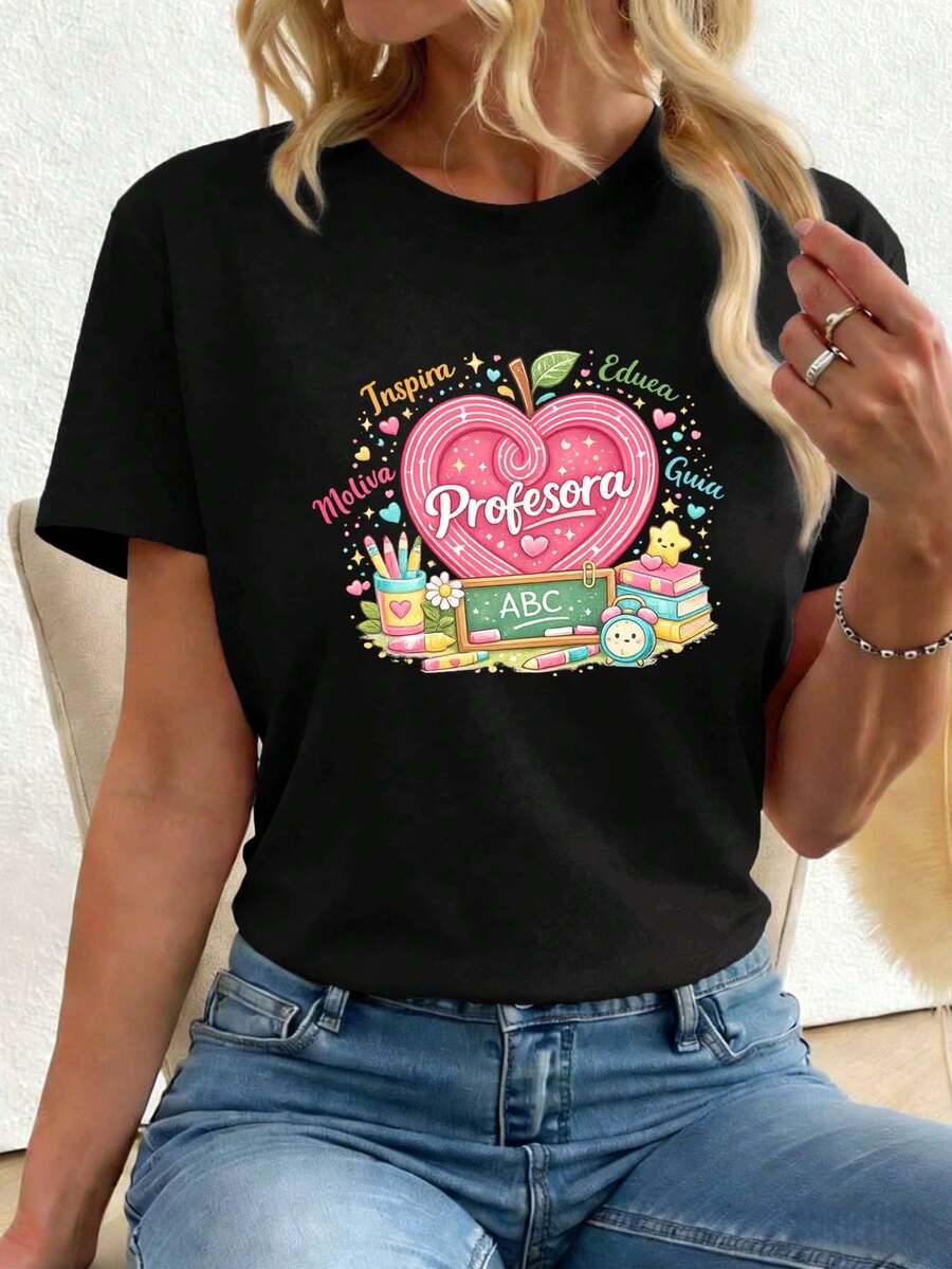 Women T-Shirts - Black - View 1