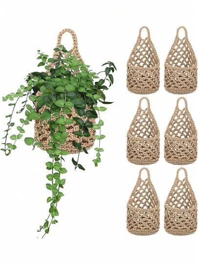 1/2/3 Packs Hanging Planters For Indoor Plants Up To 4 In., Wall Plant Holder | Plant Hanger Indoor, Wall Planters For Indoor Plants, Hanging Plant