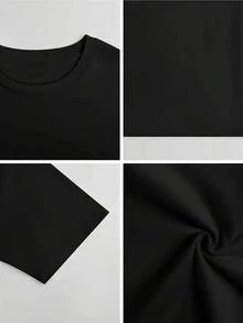Autism Awareness T-Shirt: Don't Judge What You Don't Understand, Funny Graphic T-Shirt For Men And Women, Casual Black Short Sleeve T-Shirt With Lips Design - 黑色 - 查看 3