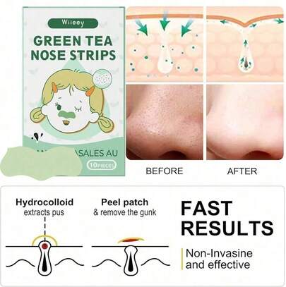 Nose Patch Care Series Gentle Cleansing Pore Nose T-Zone Care Moisturizing Nose Care Patch HC2G