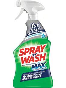 Spray N' Wash Max Stain Remover Spray, Laundry Pre-Treat For Tough Stains, 16oz - 16 Fl Oz (Pack Of 1) - View 8