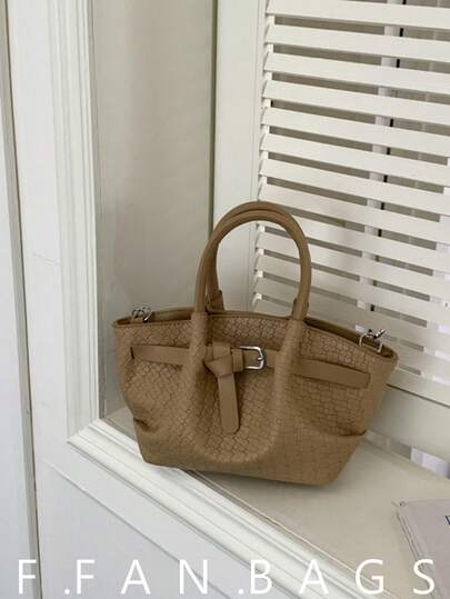 2026 Spring New Fashionable Casual Bucket Bag, Elegant Minimalist Design Women's Shoulder & Crossbody Bag