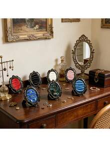 1件复古奢华维多利亚风格耳环架、美甲戒指架、饰品架、珠宝架、展示架 - 彩色 - 查看 3