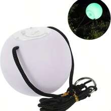 Mjukt lysande roterande POI-boll, LED-belyst boll, regnbågsgradient, blinkande med hög hastighet, batteridriven, lämplig för nybörjare och proffs, perfekt för jul, fester och festivaler (inbyggt batteri) - Svinga bollen - Visa 8
