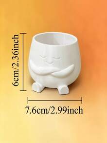 Bộ 4 chậu hoa in 3D đa năng: Chậu cây dành cho người đọc sách, Chậu cây ý nghĩa, Chậu cây thanh bình, Chậu cây mơ mộng. Chúng là những ngôi nhà hoàn hảo cho cây mọng nước hoặc cây kim tiền, có thể dùng làm giá đựng bút trên bàn làm việc, và là món quà tuyệt vời cho Ngày của Mẹ, sinh nhật hoặc tân gia. - Một kích cỡ phù hợp cho tất cả - Xem 11